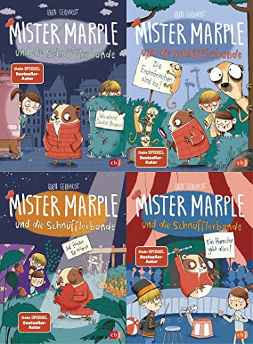 Mister Marple und die Schnüfflerbande Band 1-4 plus 1 exklusives Postkartenset