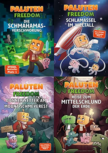 Paluten: Minecraft Freedom Band 1-4 plus 1 exklusives Postkartenset