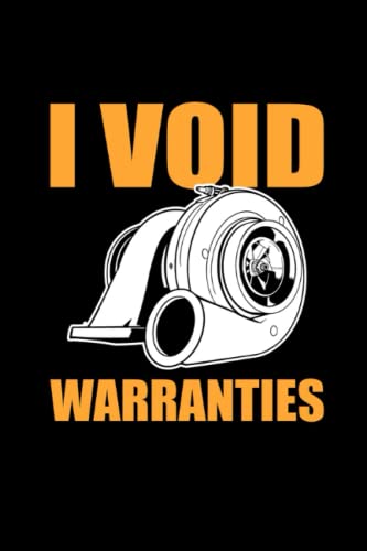 I Void Warranties: 110 Pages Notebook Ruled for Car Mechanic in Format 6x9