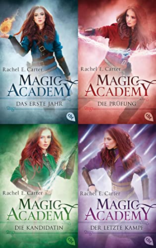 Magic Academy Band 1-4 plus 1 exklusives Postkartenset