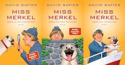 Miss Merkel Krimis Band 1-3 plus 1 exklusives Postkartenset