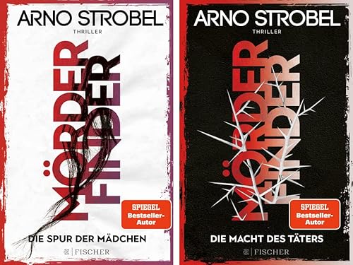 N.N. Arno Strobel | Max Bischoff Thriller | 2er Set als Softcover | Die Spur der Mädchen + Die Macht des Täters