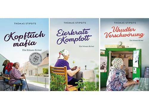 Thomas Stipsits | Die Stinatz-Krimi Reihe | 3er Set als Softcover | Kopftuchmafia + Eierkratz-Komplott + Uhudler Verschörung