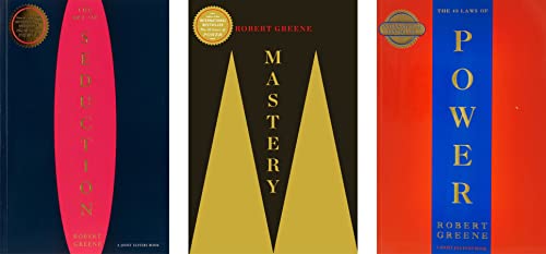 3 Books Set (The Art Of Seduction; The 48 Laws of Power & Mastery) By Robert Greene [PAPERBACK, 2020]