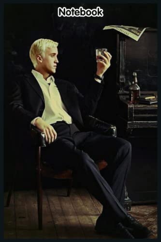 Draco Malfoy Notebook: Lined Pages Notebook Small Size 6x9 inches 110 pages