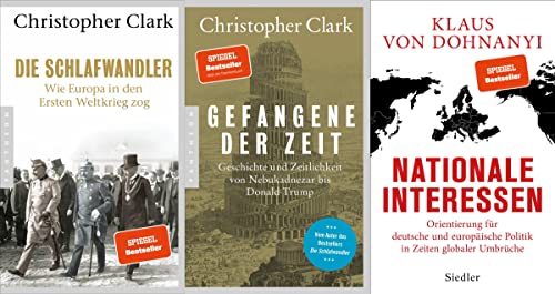 Die Schlafwandler + Gefangene der Zeit + Nationale Interessen im Set + 1 exklusives Postkartenset