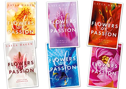 Layla Hagen Flowers of Passion Serie (Piper Verlag Taschenbuch)