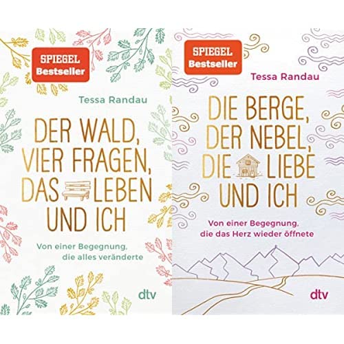 Tessa Randau Set: »Der Wald, vier Fragen, das Leben und ich« + »Die Berge, der Nebel, die Liebe und ich«