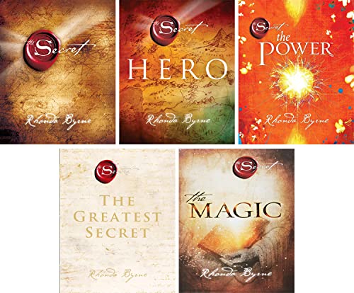 Rhonda Byrne 5 Books Collection Set [The Secret, The Power, The Hero, The Greatest Secret & The Magic (Paperback)]