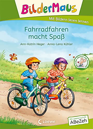 Bildermaus - Fahrradfahren macht Spaß: Mit Bildern lesen lernen - Ideal für die Vorschule und Leseanfänger ab 5 Jahren - Mit Leselernschrift ABeZeh