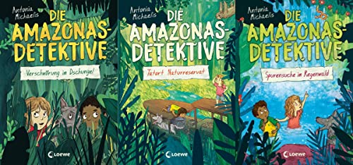 Die Amazonas-Detektive Band 1-3 plus 1 exklusives Postkartenset