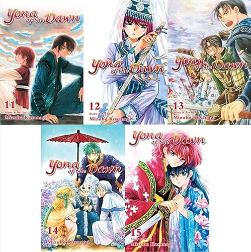 Yona of the Dawn Series: Mizuho Kusanagi Vol 11-15