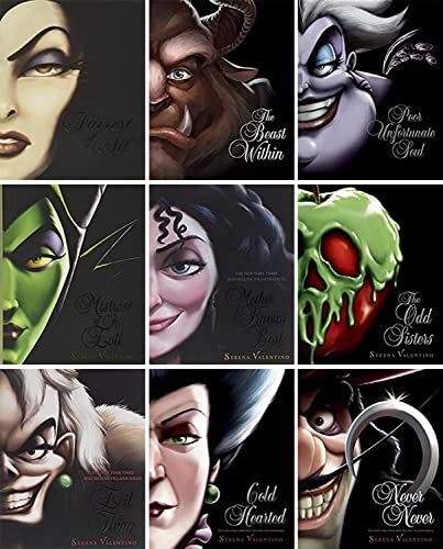 Disney Villain Collection 9 Books Set (Fairest of All, The Beast Within, Poor Unfortunate Soul, Mistress of All Evil, Mother Knows Best, The Odd Sisters, Evil Thing, Cold Hearted, Never Never)