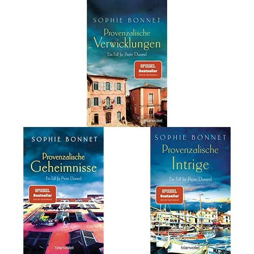 Sophie Bonnet-Set: "Provenzialische Verwicklungen" + "Provenzialische Geheimnisse" + "Provenzialische Intrige" (Die Pierre-Durand-Krimis, Band 1-3)