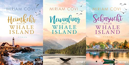 Die Whale Island-Reihe Band 1-3 plus 1 exklusives Postkartenset