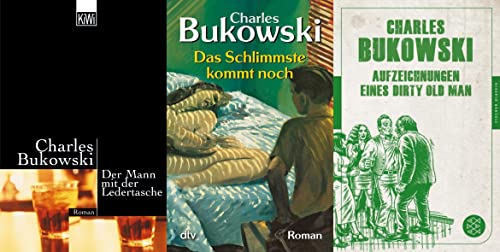 3 Klassiker von Charles Bukowski im Set + 1 exklusives Postkartenset