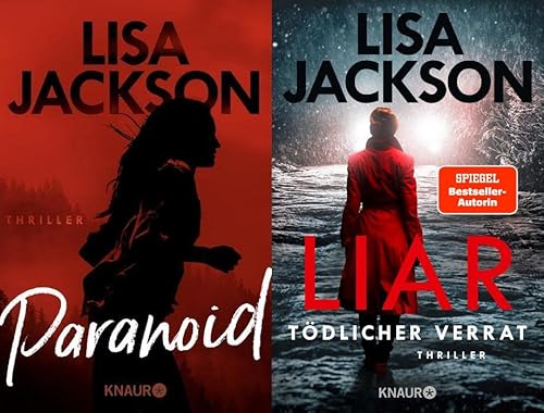 Paranoid + Liar-Tödlicher Verrat 2 spannende Thriller im Set + 1 exklusives Postkartenset