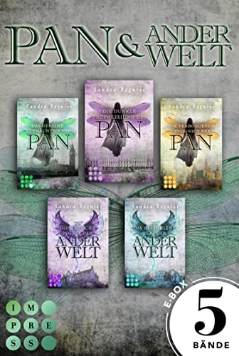 Die Pan-Trilogie: Alle Romane des Pan-Universums in einer Mega-Box!: Romantische Urban Fantasy, die dich in die Welt der Elfen führt