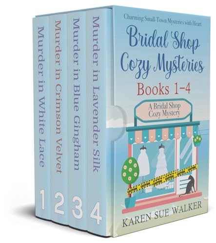 Bridal Shop Cozy Mysteries Books 1-4: Charming Small-Town Mysteries with Heart (Bridal Shop Mysteries)