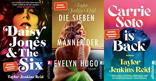 3 Romane von Taylor Jenkins Reid im Set + 1 exklusives Postkartenset