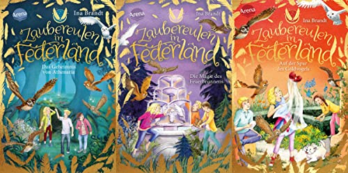 Zaubereulen in Federland Band 1-3 plus 1 exklusives Postkartenset
