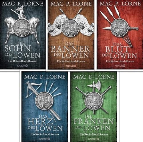 Robin Hood Romane Serie von Mac P. Lorne (Knaur Verlag)