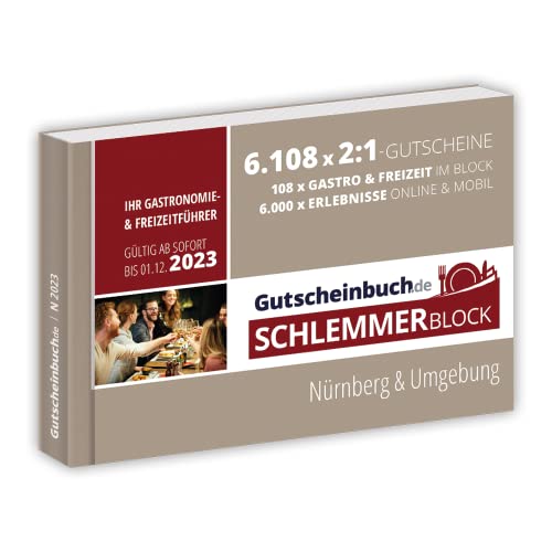 Gutscheinbuch.de Schlemmerblock Nürnberg & Umgebung 2023