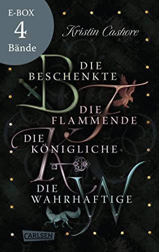 Die Beschenkte & Co.: Band 1-4 der Bestseller-Serie im Sammelband! (Die sieben Königreiche): Romantische High Fantasy mit drei starken Frauen im Kampf um Wahrheit, Gerechtigkeit und Liebe