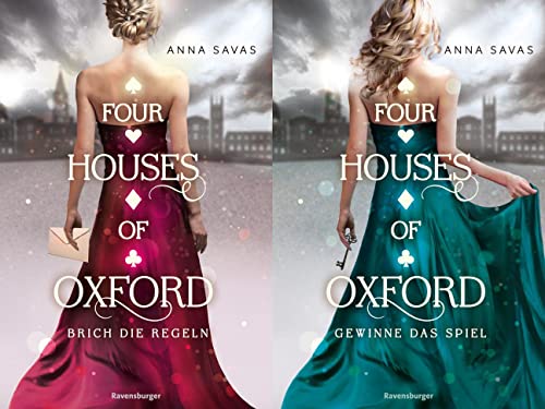 Four Houses of Oxford Band 1+2 plus 1 exklusives Postkartenset