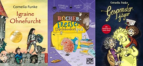 Igraine Ohnefurcht/Bücherfresser und Dachbodenspuk/Gespensterjäger + 1 exklusives Postkartenset