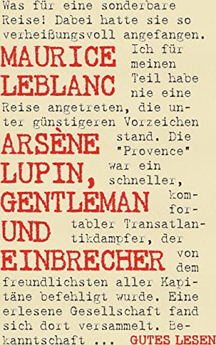 Arsène Lupin, Gentleman und Einbrecher: Arsène Lupin - Band 1