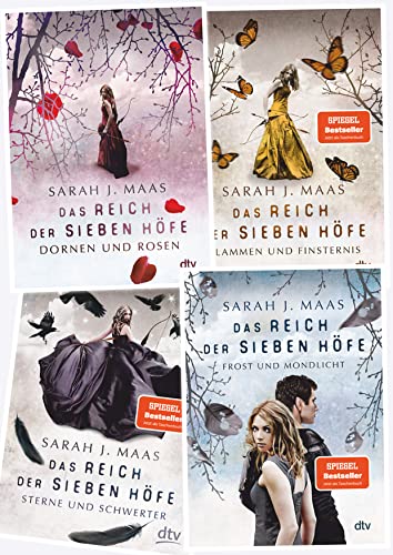 Dornen und Rosen, Flammen und Finsternis, Sterne und Schwerter, Frost und Mondlicht von Sarah J. Maas (dtv Verlag)