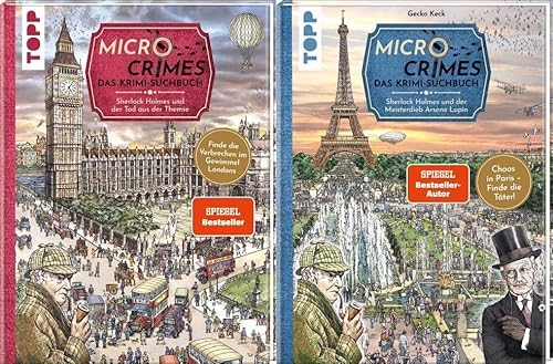 Micro Crimes London + Paris im Set + 1 exklusives Postkartenset
