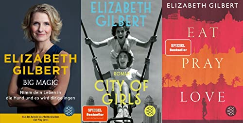Big Magic / City of Girls / Eat, Pray, Love + 1 exklusives Postkartenset