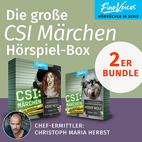 Die große CSI Märchen Hörspiel-Box - Teil 1 + 2: Böse Hexe + Böser Wolf