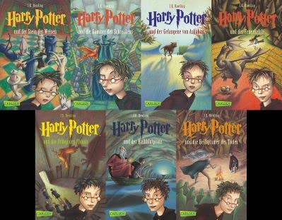 Harry Potter 1-7; Harry Potter und der Stein der Weisen, Harry Potter und die Kammer des Schreckens, Harry Potter und der Gefangene von Askaban, Harry Potter und der Feuerkelch, Harry Potter und ...