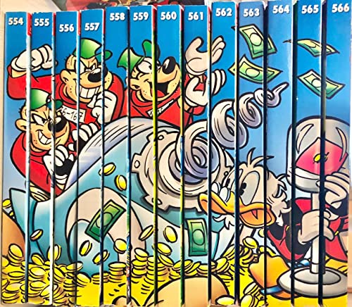 Sammlung Lustiges Taschenbuch 554-566 LTB Comic-Sammlung - Buchrücken 2022