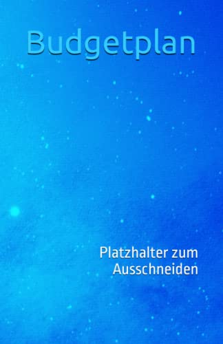 Budgetplan: Platzhalter