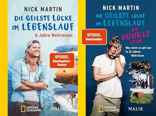 Die geilste Lücke im Lebenslauf: 6 Jahre Weltreise + Die dunkle Seite im Set + 1 exklusives Postkartenset