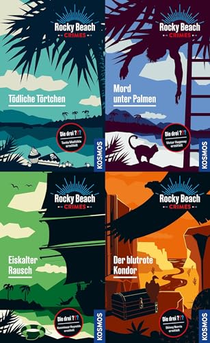 Rocky Beach Crimes in 4 Bänden + 1 exklusives Postkartenset