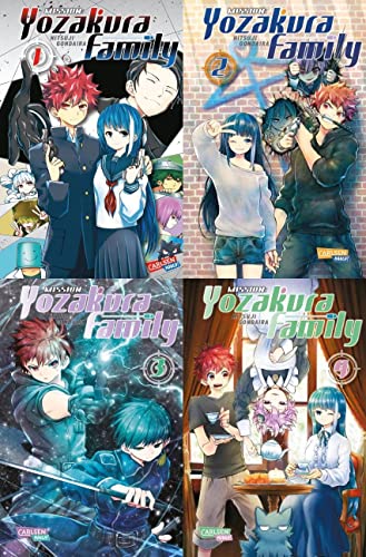 Mission: Yozakura Family Band 1-4 plus 1 exklusives Postkartenset