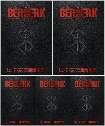 Berserk Deluxe Edition New Collection 5 Bücher Set (Band 9 - Volume 13)