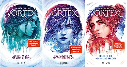 Die Vortex-Reihe Band 1-3 im Taschenbuchformat + 1 exklusives Postkartenset
