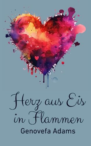 Herz aus Eis in Flammen