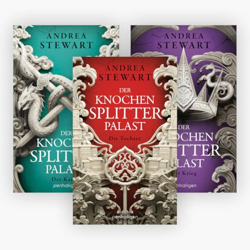 Der Knochensplitterpalast Band 1-3 plus 1 exklusives Postkartenset
