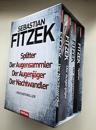 Splitter / Der Augensammler / Der Augenjäger / Der Nachtwandler (Fitzek 4er-Schuber)