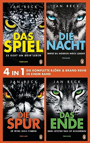 Die Björk und Brand Reihe Band 1-4: Das Spiel, Die Nacht, Die Spur, Das Ende (4in1-Bundle): 4 Spiegel Bestseller in einem Band