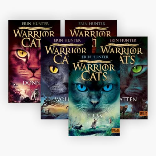 Warrior Cats Staffel VIII Band 1-5 plus 1 exklusives Postkartenset