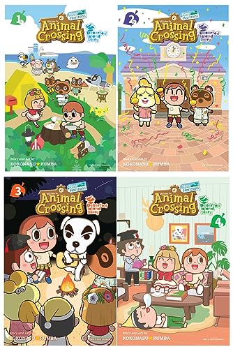 Animal Crossing: New Horizons 4 Books Set (Vol. 1 - Vol. 4)