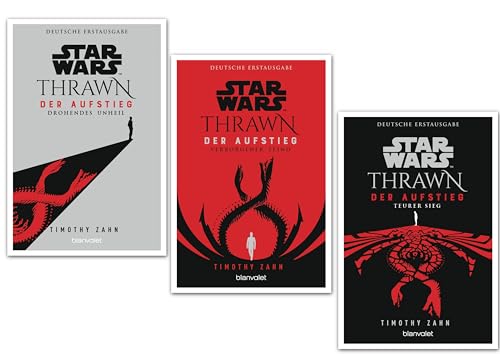 Star Wars™ Thrawn - Der Aufstieg - Band 1,2,3 von Timothy Zahn - Drohendes Unheil, Verborgener Feind, Teurer Sieg (Blanvalet Verlag Taschenbücher)